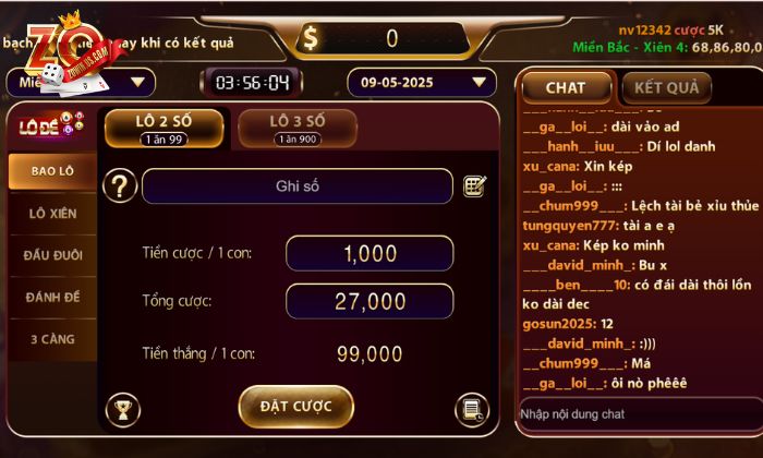 Đặt cược số đề
