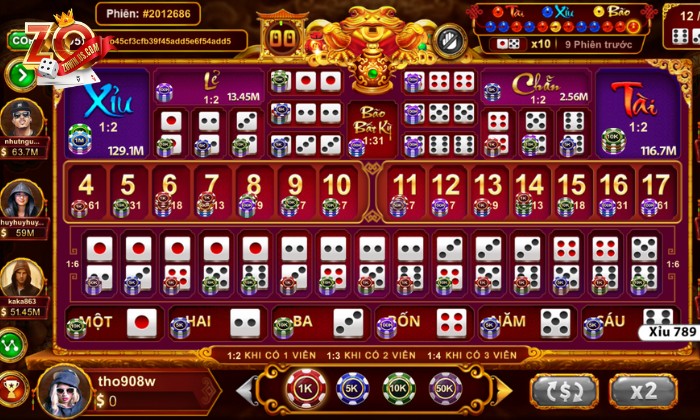 Chuyên mục game Sicbo Tài Phú Zowin