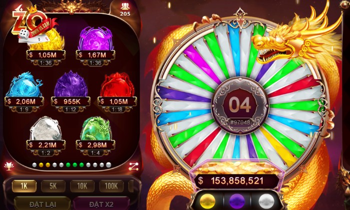 Ăn tiền khủng với Sun Rồng Zowin