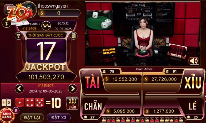 Bí kíp chơi Tài Xỉu Zowin nắm chắc phần thắng sau vài ván Zowin luôn dành sự ưu ái cho mọi bet thủ