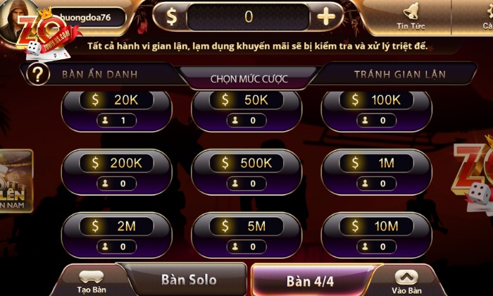 Mẹo chơi tiến lên miền Nam Zowin cứ áp dụng là thắng Cách tính thắng, thua trong tiến lên miền Nam Zowin