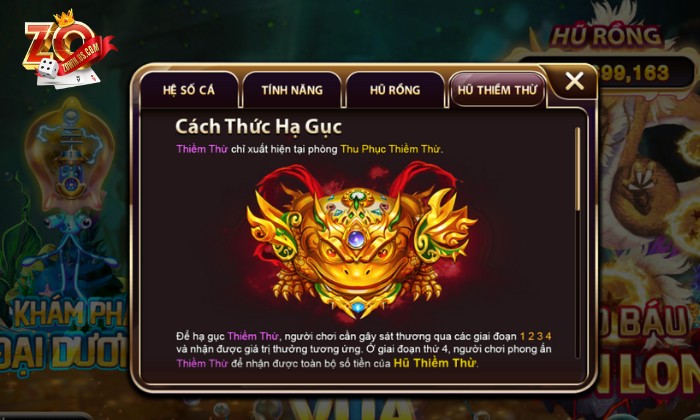 3 bước gia nhập Vua săn cá Zowin