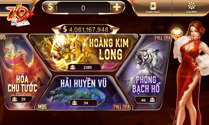 Nhập kèo Xóc Đĩa Zowin 